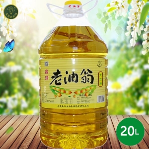 晶潤(rùn)老油翁一級(jí)大豆油20L